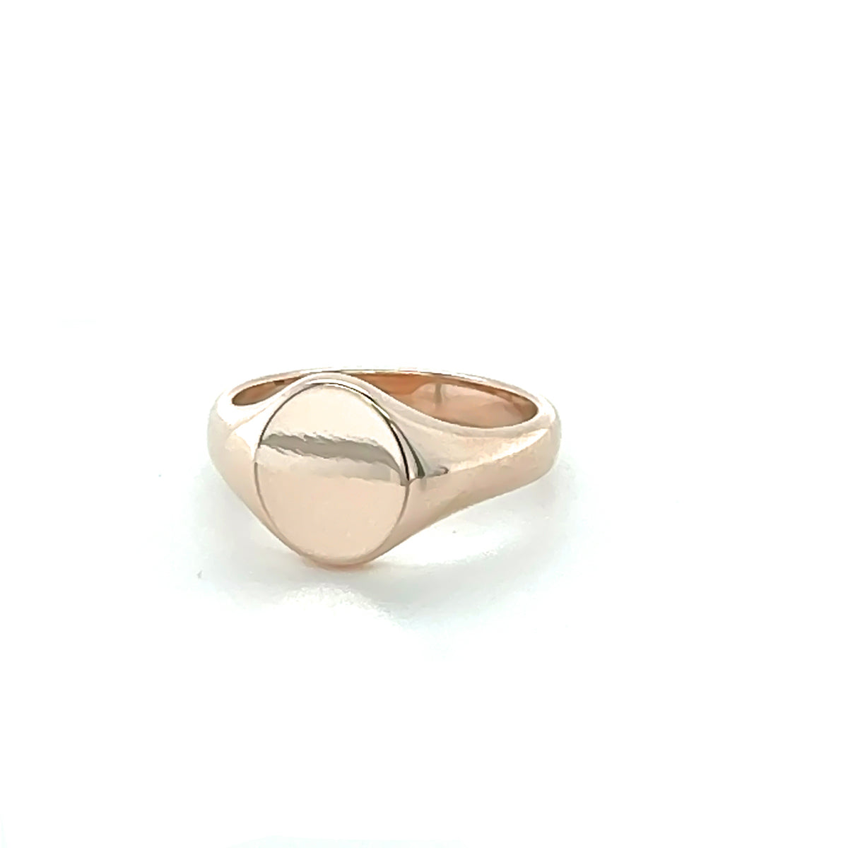 Oval Signet 18ct Rose Gold Ring