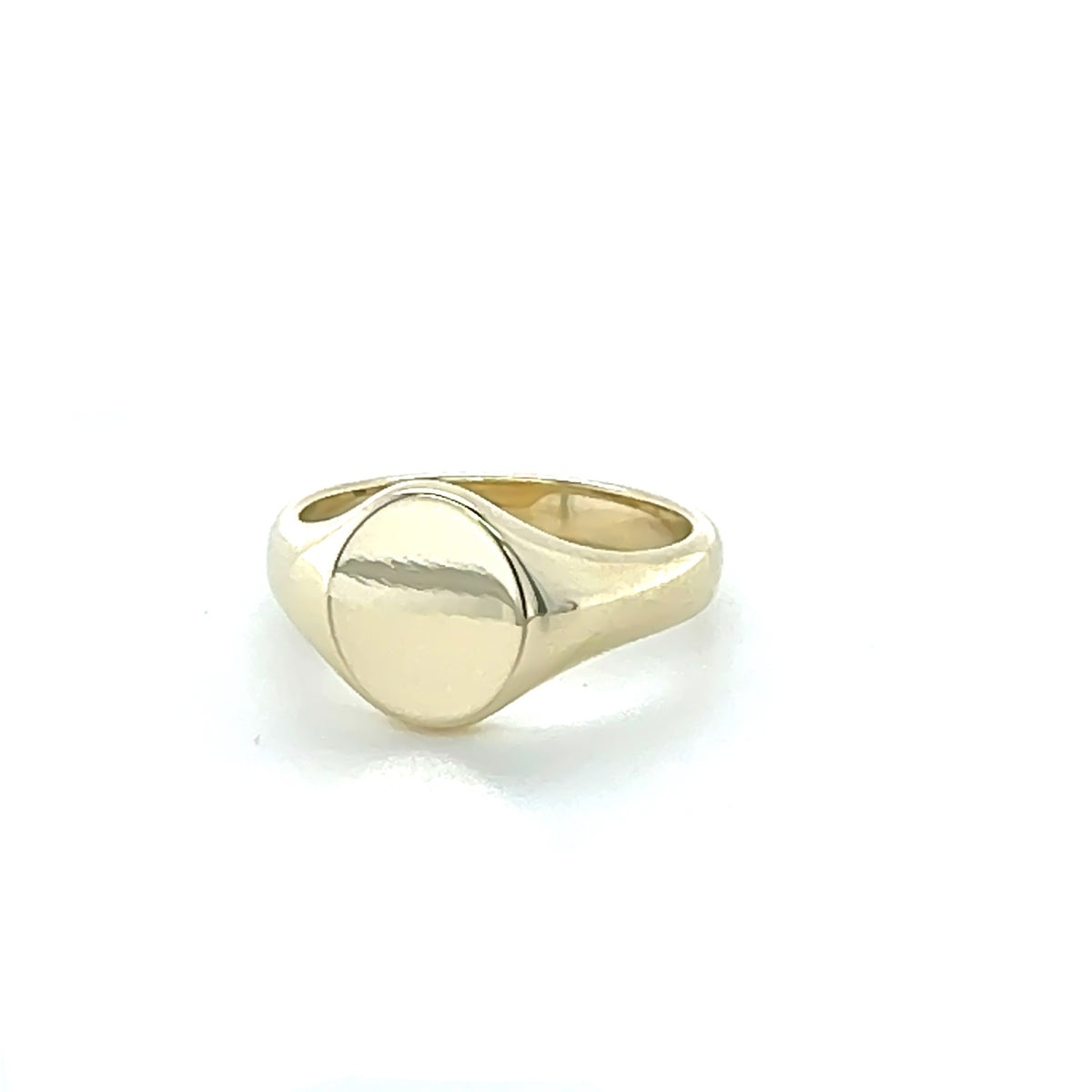 Oval Signet 9ct Yellow Gold Ring
