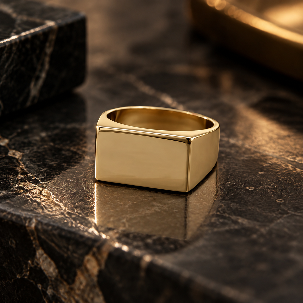 Rectangle Signet Ring