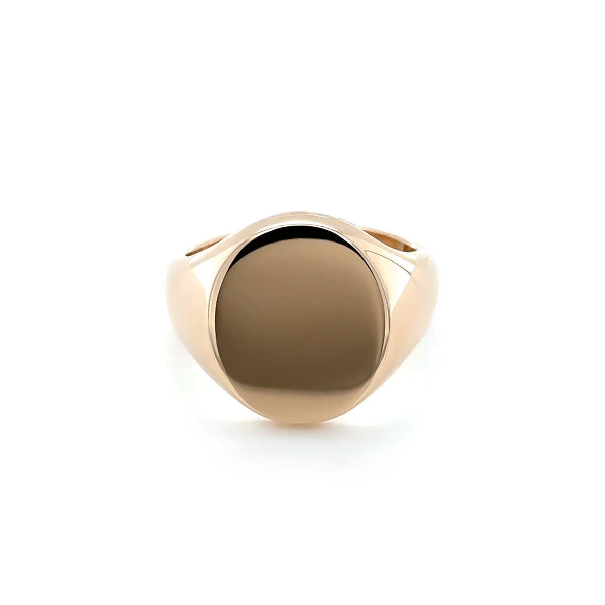 Oval Signet 18ct Rose Gold Ring