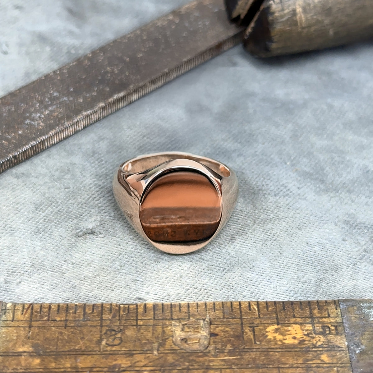Oval Signet 18ct Rose Gold Ring