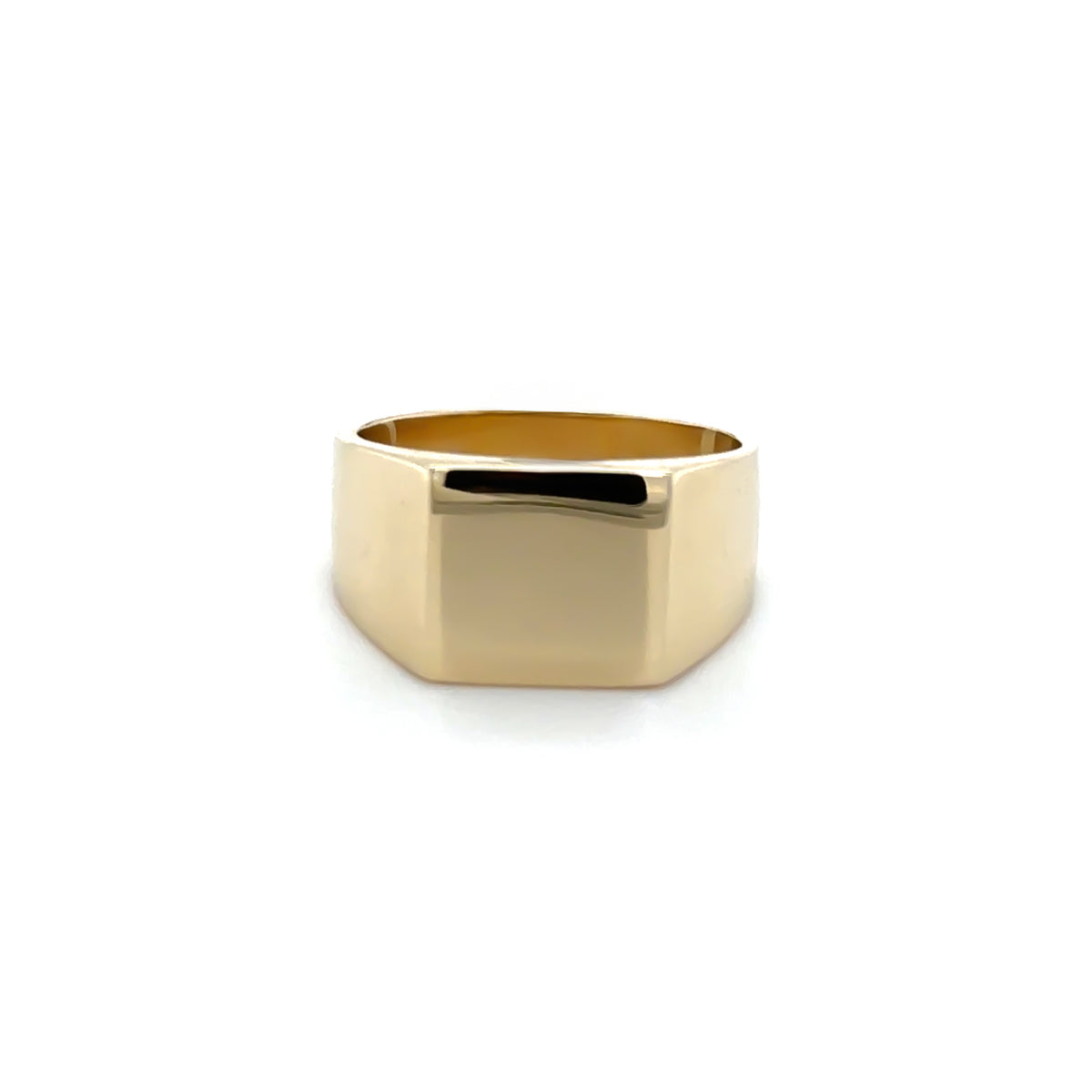 Square Signet 9ct Yellow Gold Ring