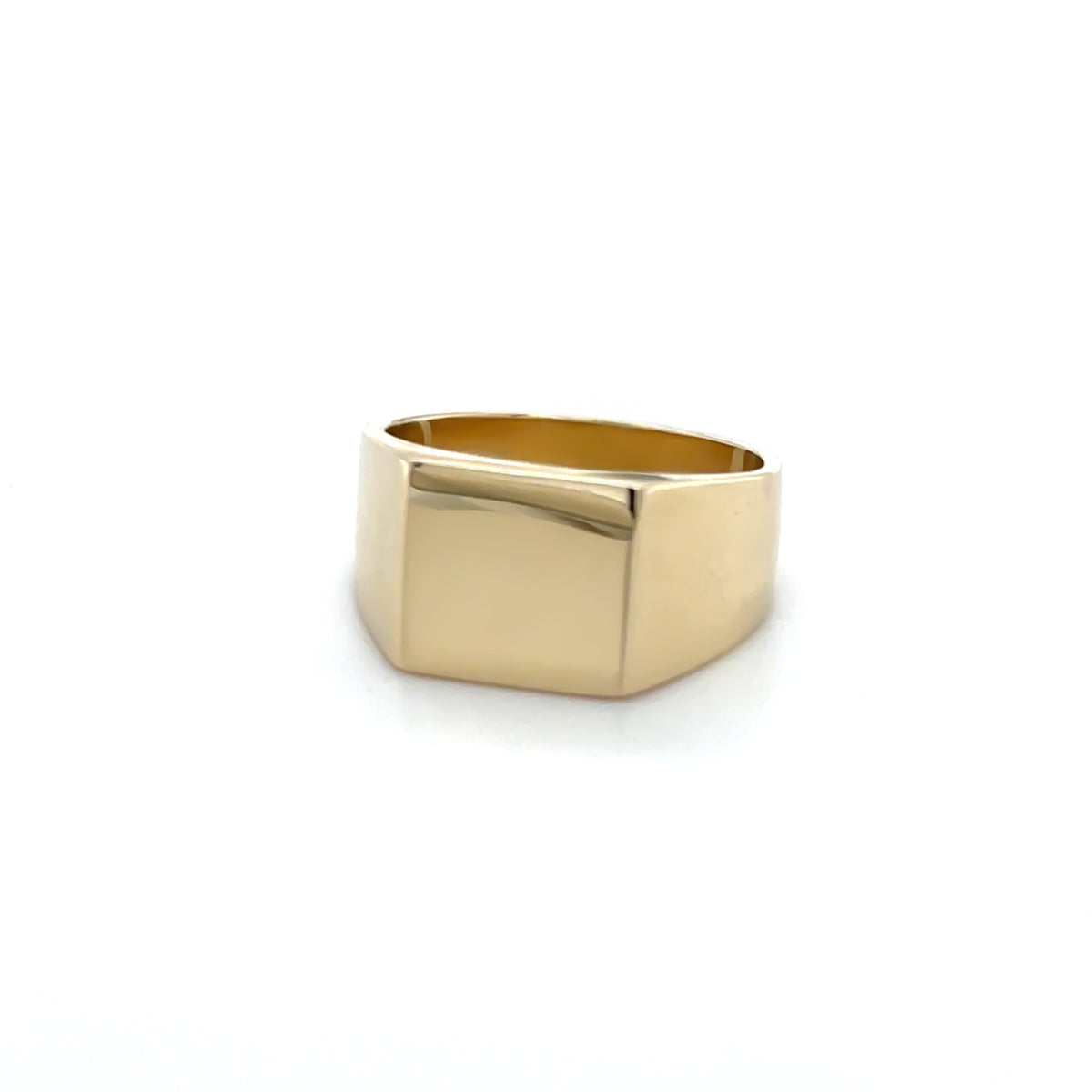 Square Signet 9ct Yellow Gold Ring