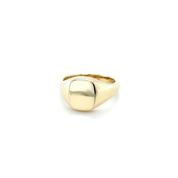 Cushion Signet 18ct Yellow Gold Ring