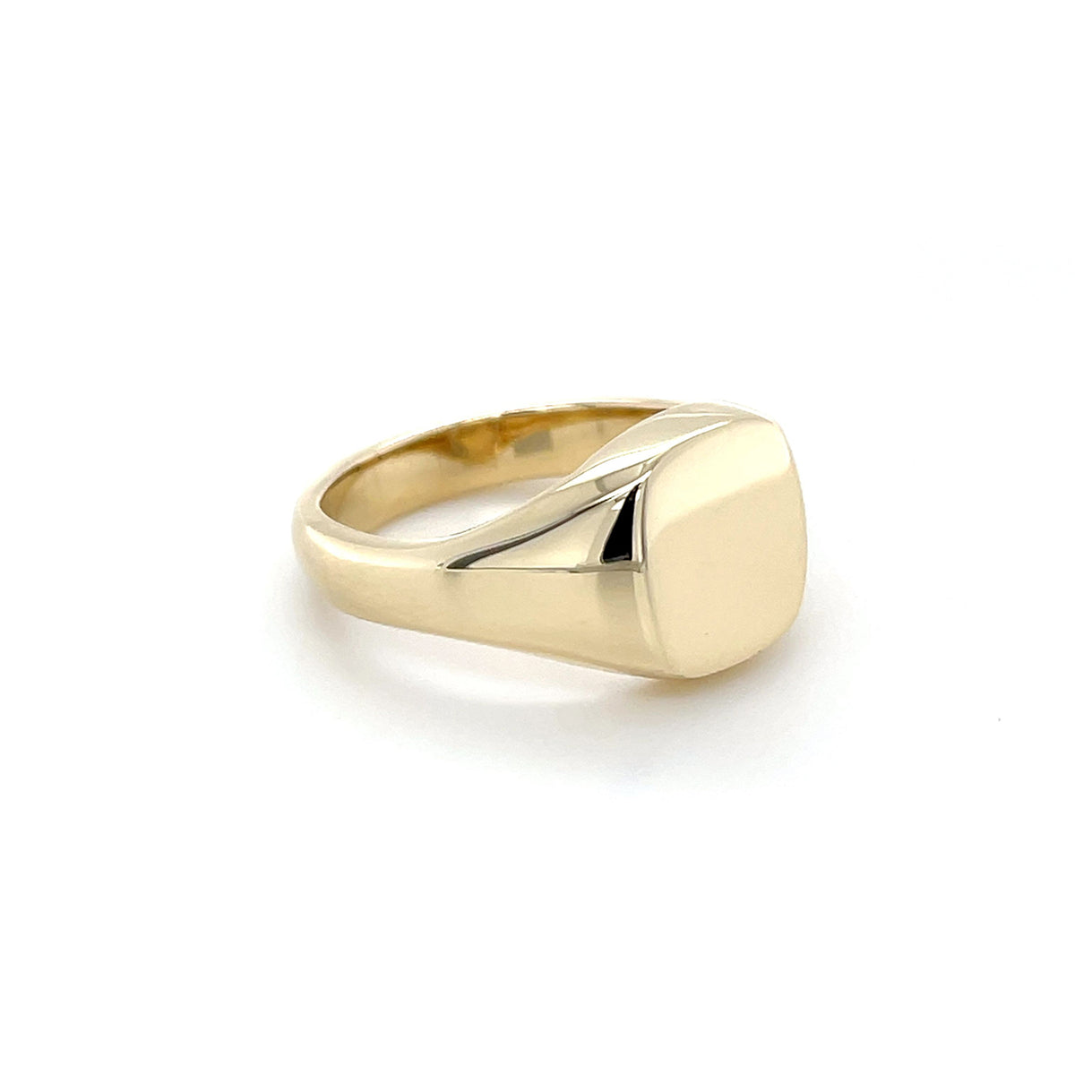 Cushion Signet 18ct Yellow Gold Ring