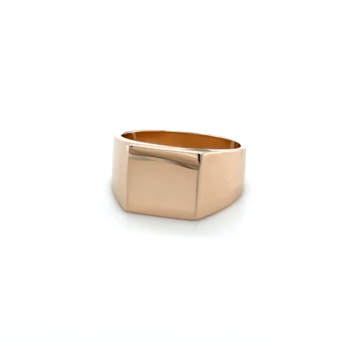 Square Signet 18ct Rose Gold Ring