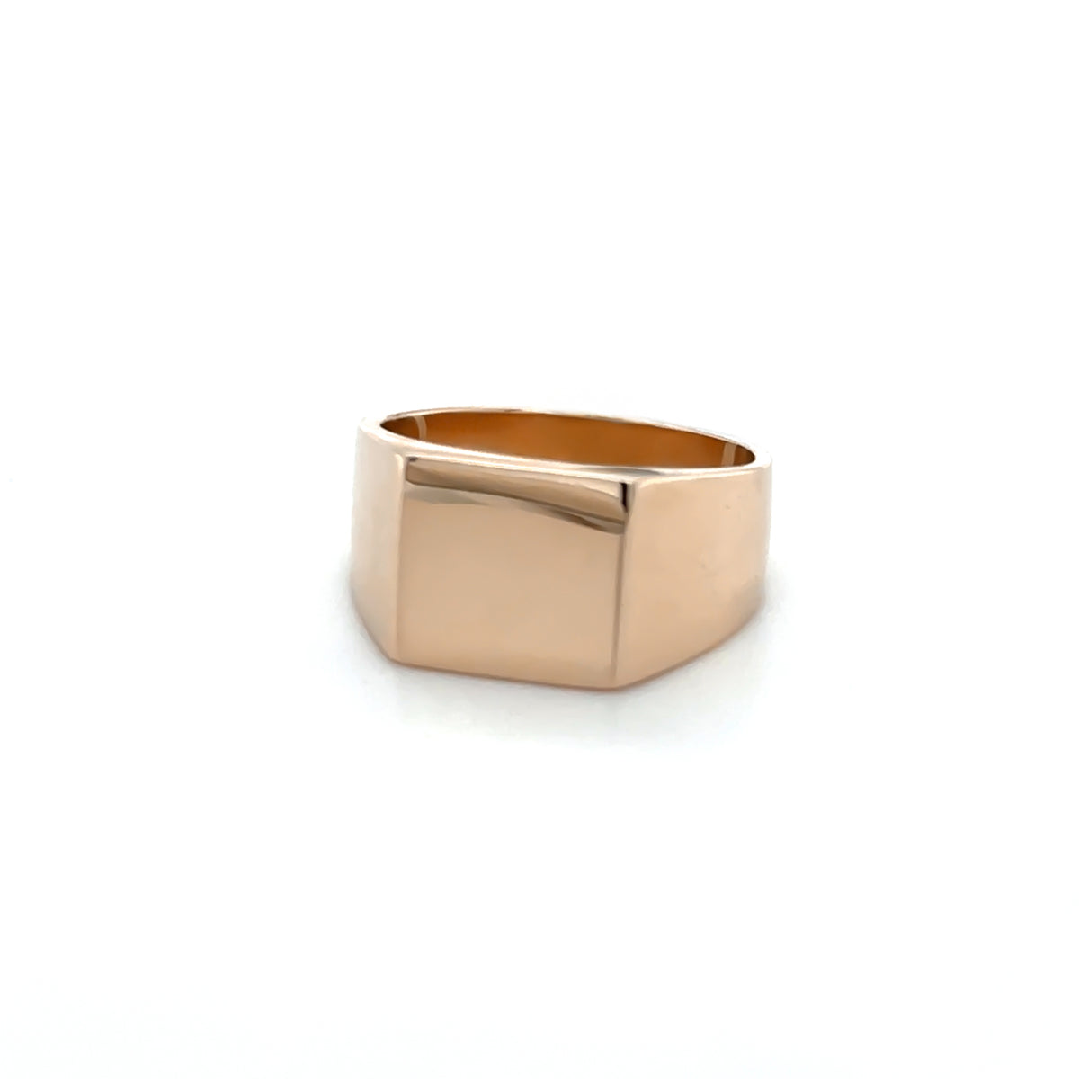 Square Signet 9ct Rose Gold Ring